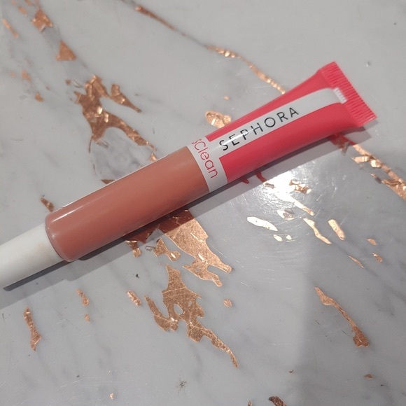 ($11) Sephora Clean Glossy Lip Oil, Apricot - Picture 3 of 5